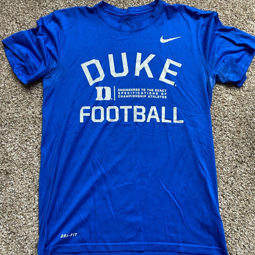 Nike Blue Duke Football T-Shirt